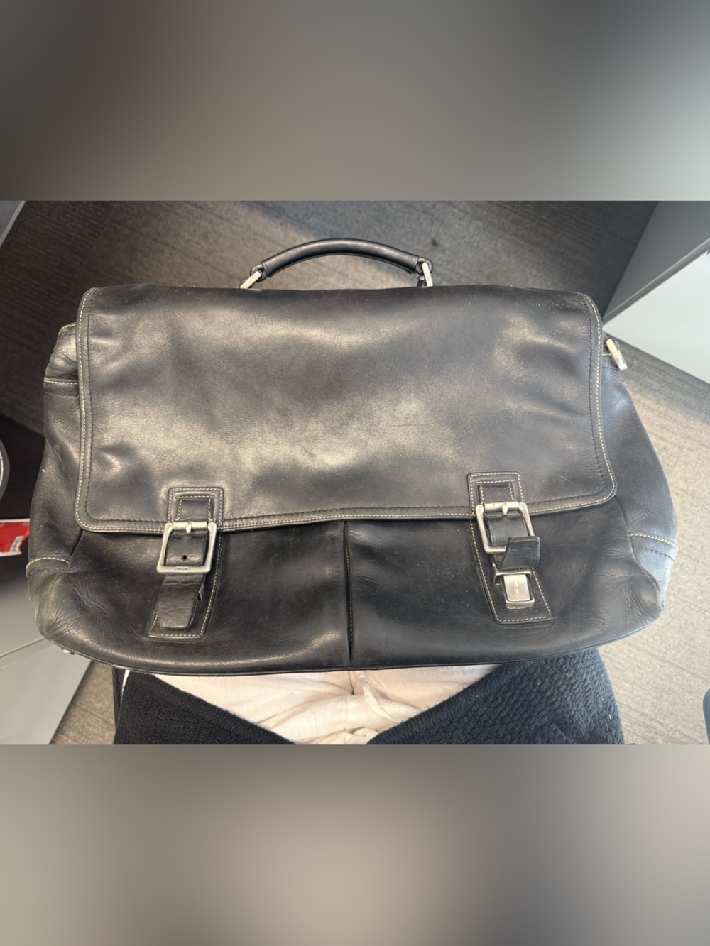 Coach Leather Briefcase